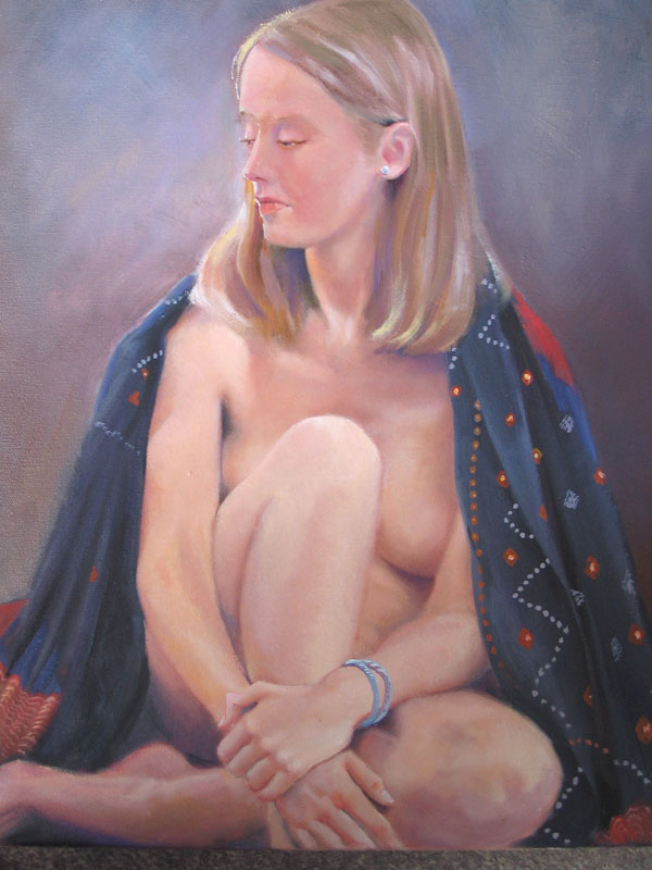 Bridget oil on canvas
